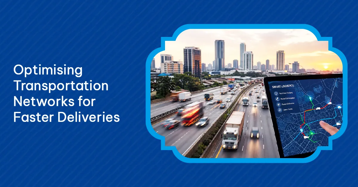 Optimising Transportation Networks for Faster Deliveries